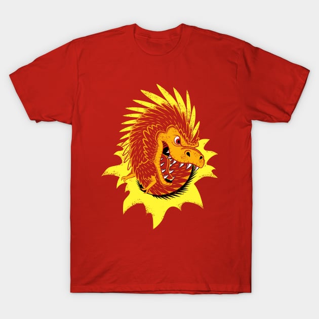 Tyrannomohawksaurus Rex T-Shirt by VicNeko